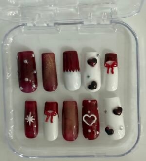 Qatari national day nails