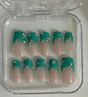 Tiffany French tip nails