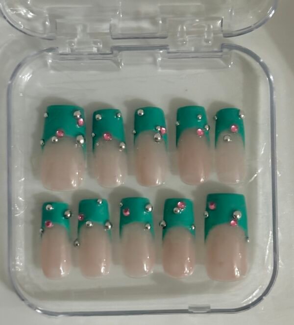 Tiffany French tip nails